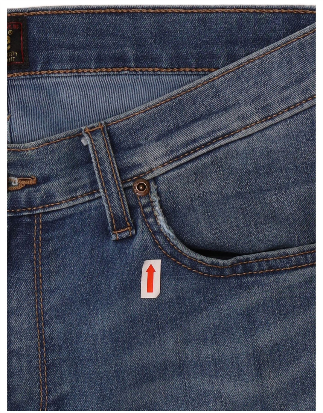 Lee Jean Slim Rider Femme W30 L34 Bleu Coton