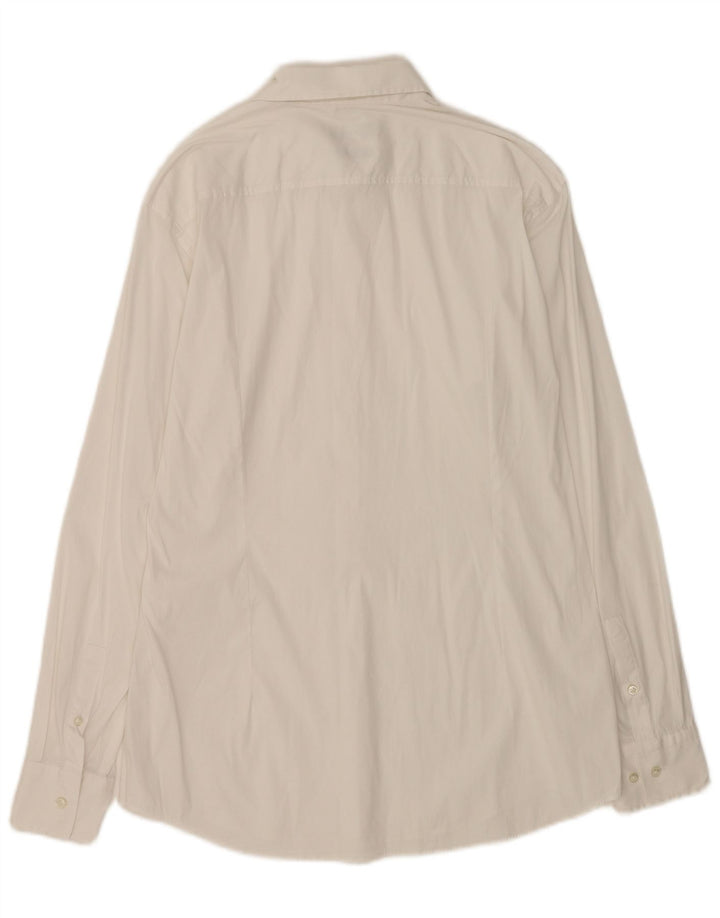 Hugo Boss Chemise slim fit pour homme Taille 41 16 Large Blanc