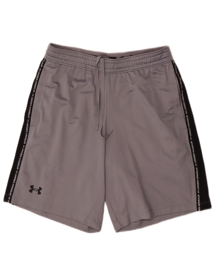 Under Armour Short Graphic Sport Homme Gris Moyen Colourblock Polyester