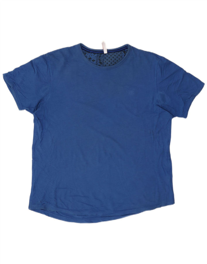 Sun68 T-Shirt Homme Haut XL Bleu Coton