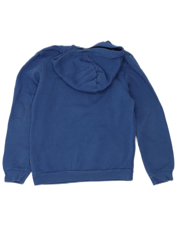 Puma Pull à capuche graphique garçon 11-12 ans Bleu Coton