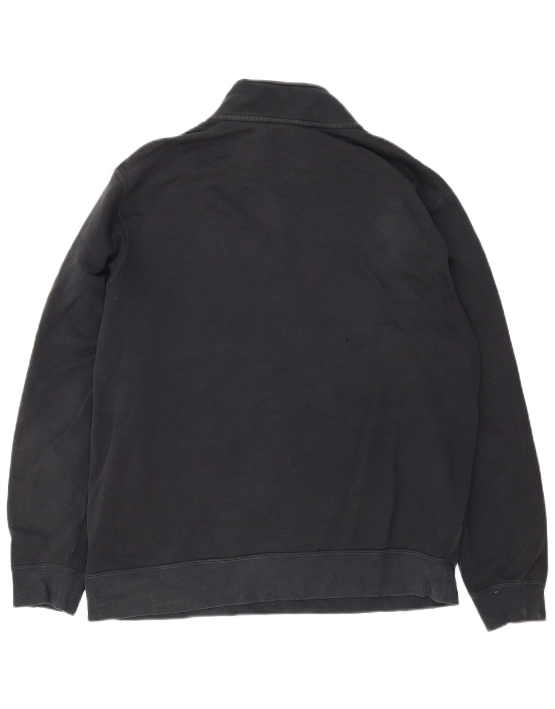 Nike Sweat-shirt à col zippé pour homme Grand coton noir