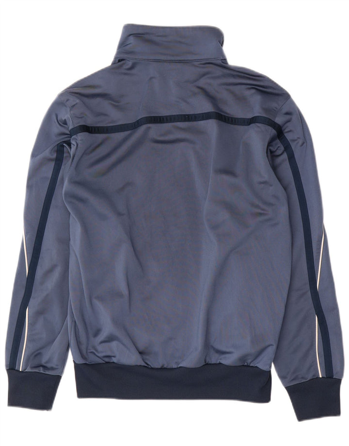 Diadora Veste de survêtement pour homme UK 36 Small Bleu Colorblock Polyester