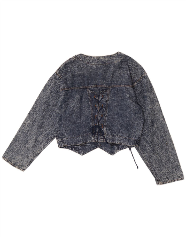 Veste en jean courte fille Canda 15-16 ans coton bleu