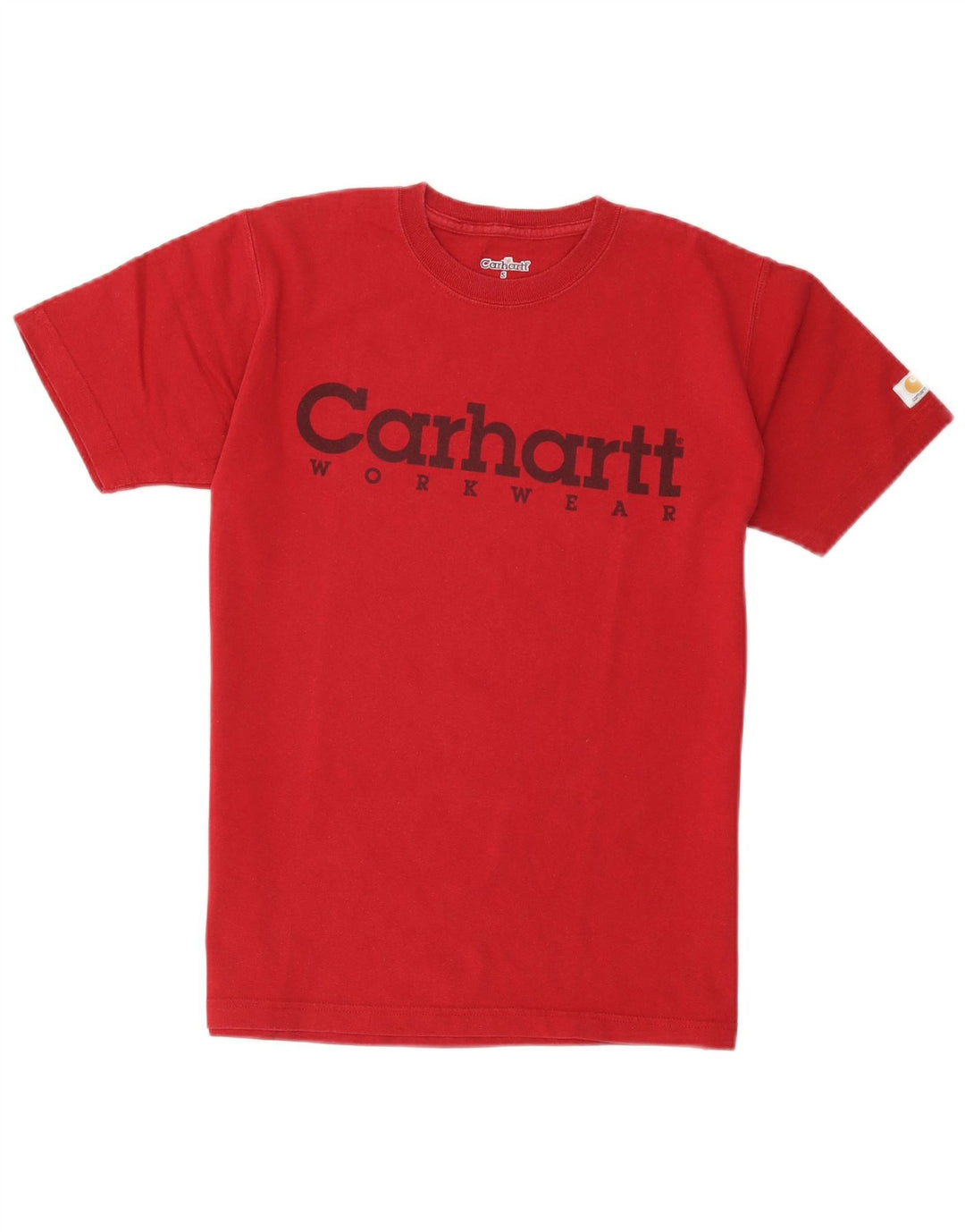 Carhartt T-shirt graphique pour homme en coton rouge petit