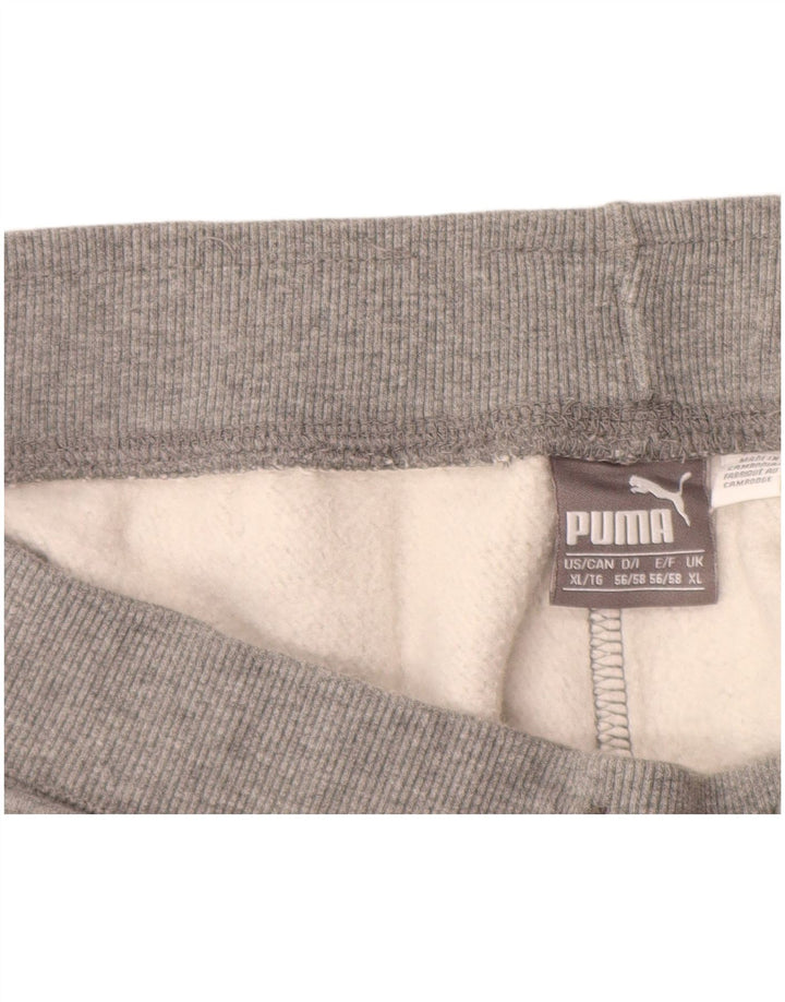 PUMA Pantalon de survêtement pour homme XL Gris Coton
