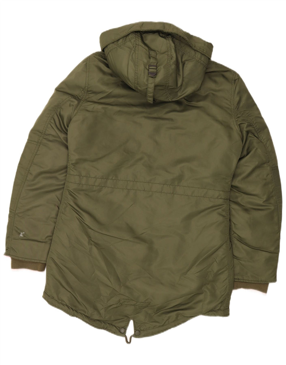 SUPERDRY Parka à capuche pour femme UK 14 Medium Khaki Nylon