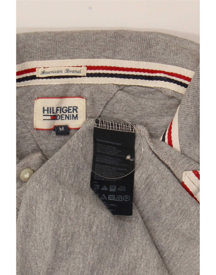 Tommy Hilfiger Polo Homme Gris Moyen Coton