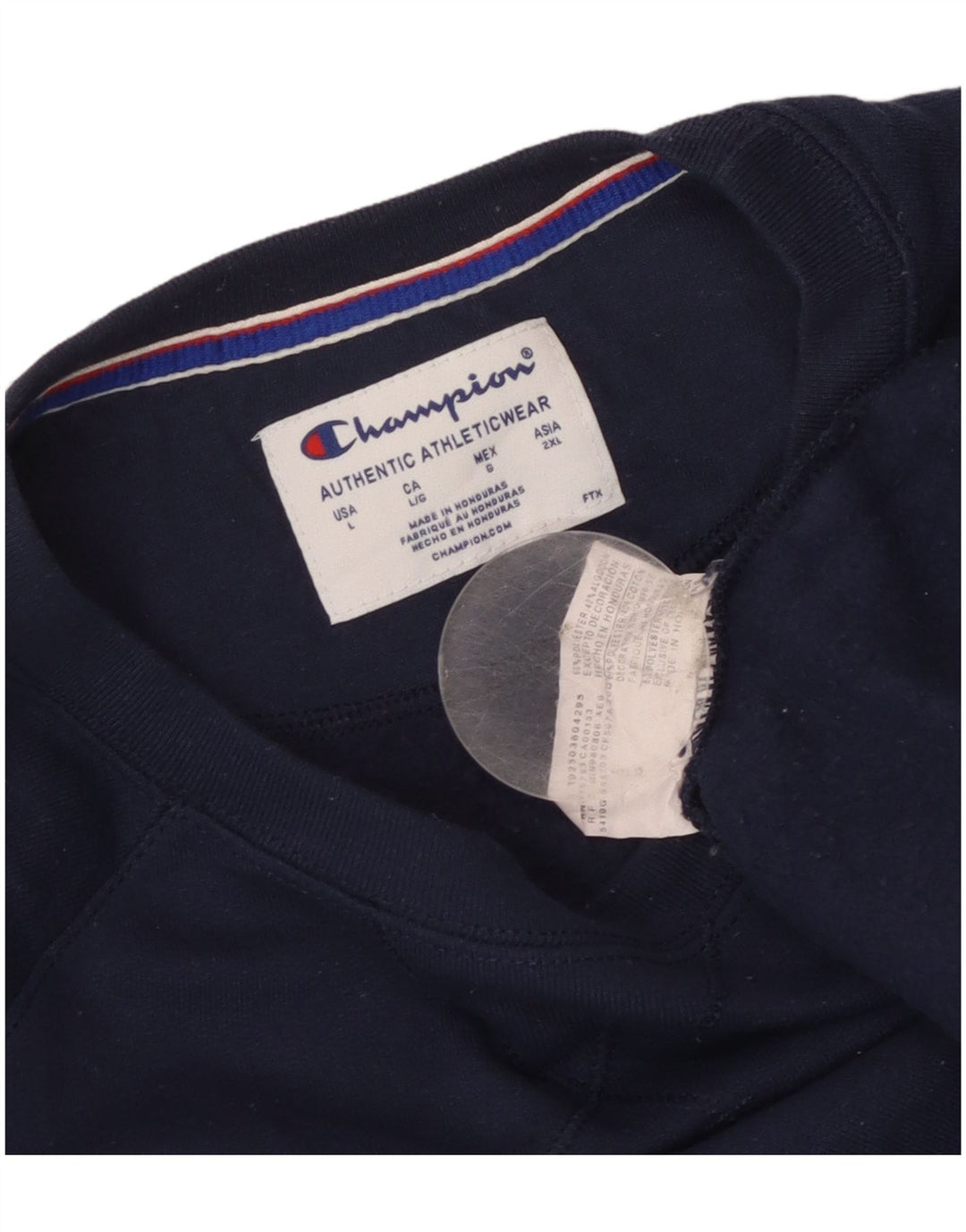 Champion Sweat-shirt graphique pour homme Grand bleu marine Polyester