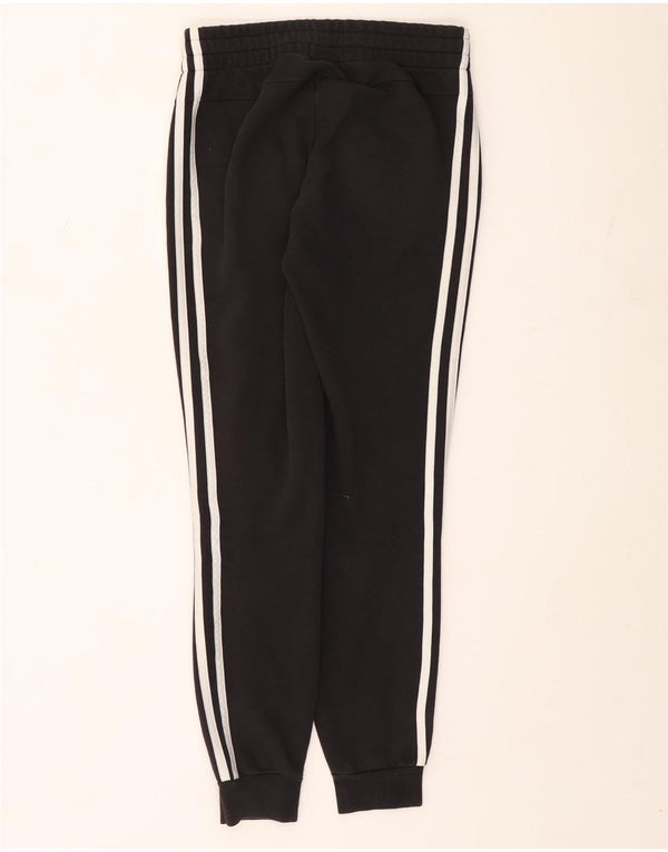 Adidas Womens Tracksuit Trousers Joggers UK 4/6 XS  Black Cotton