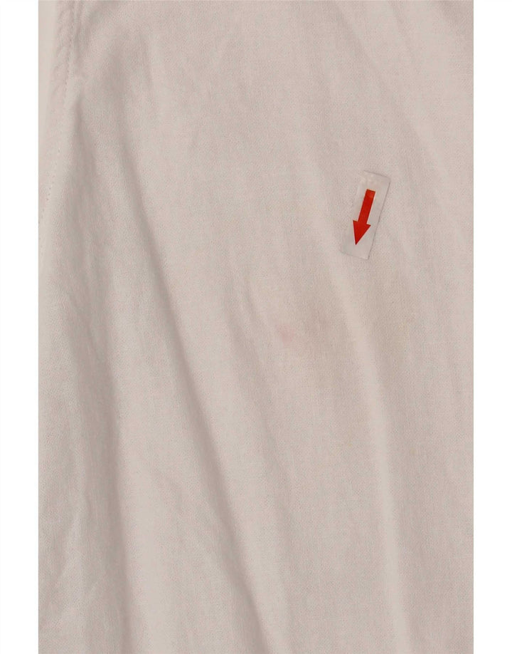 Marks & Spencer Robe basique sans manches pour femme UK 12 Lin blanc moyen