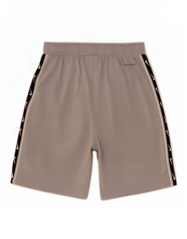 Short de sport Nike Dri Fit Graphic pour garçon 12-13 ans, grand color block gris