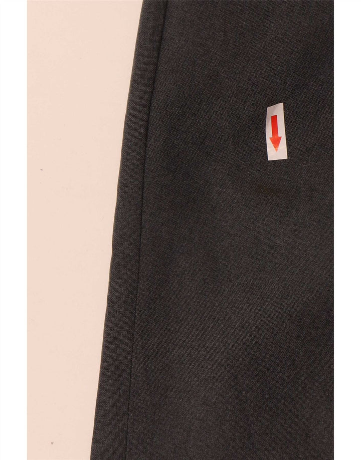 Farah Pantalon de costume à chevilles pour homme W38 L30 Gris Polyester