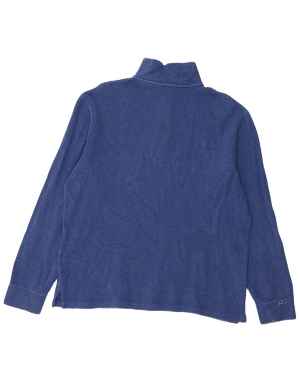 Polo Ralph Lauren Pull col zippé homme bleu moyen coton