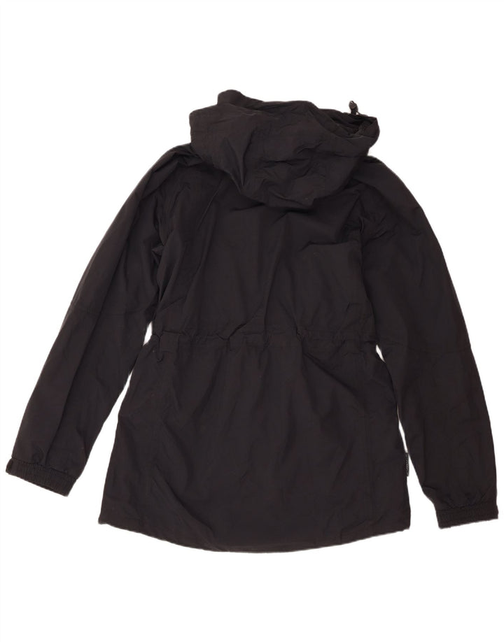 Mountain Warehouse Veste de pluie à capuche pour femme UK 14 Large Noir Nylon