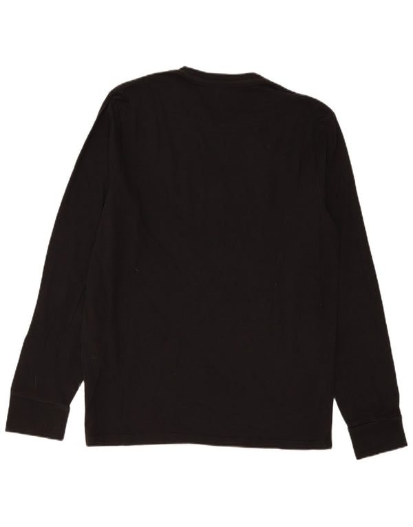 Levi's Top Graphique à Manches Longues Homme Noir Moyen Coton