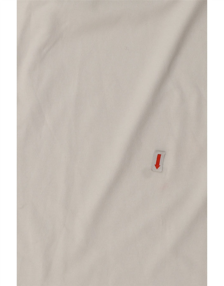 ADIDAS T-Shirt Graphique Homme Petit Blanc Coton