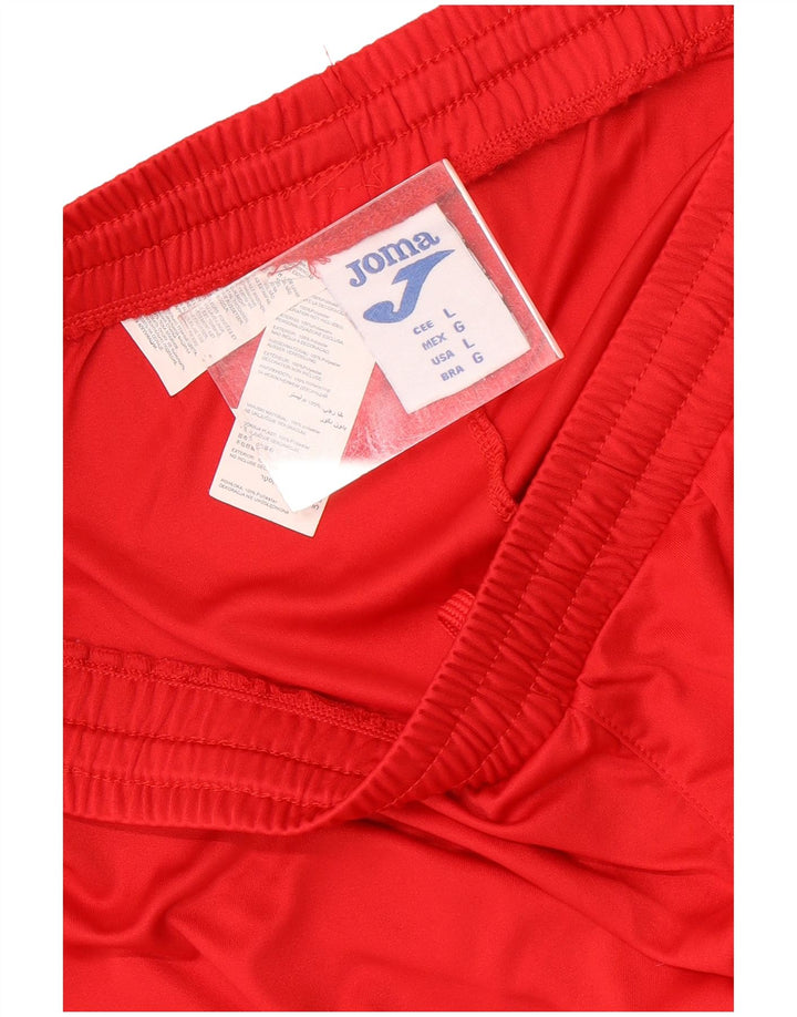 Joma Short de sport homme grand rouge polyester