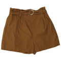 Zara Short décontracté Pegged pour femme Medium W28 Marron