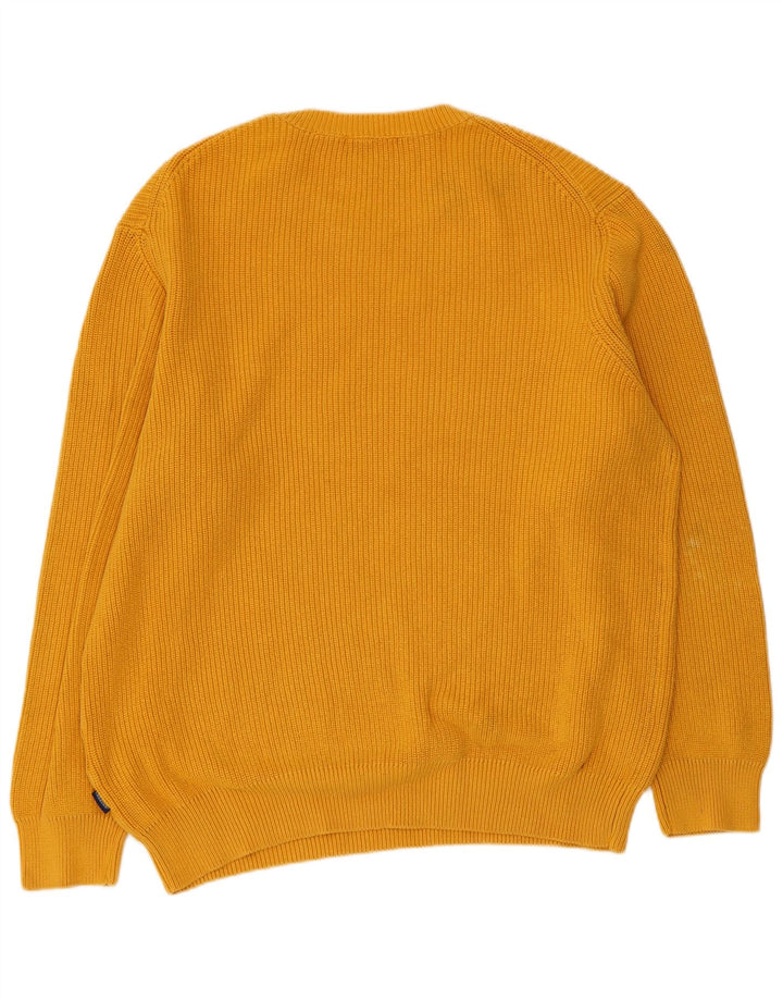 CARRERA Pull col rond homme 2XL jaune coton