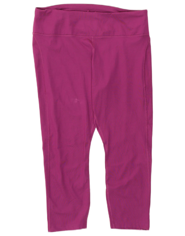 Nike Legging Capri Dri Fit Femme UK 18 XL Violet Polyester