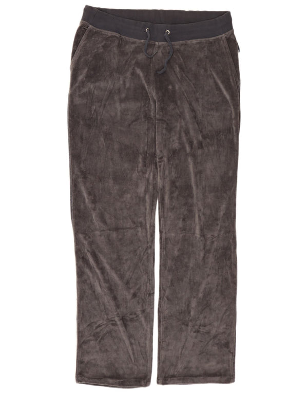 CHAMPION Pantalon de survêtement en velours pour femme UK 18 XL Gris Coton