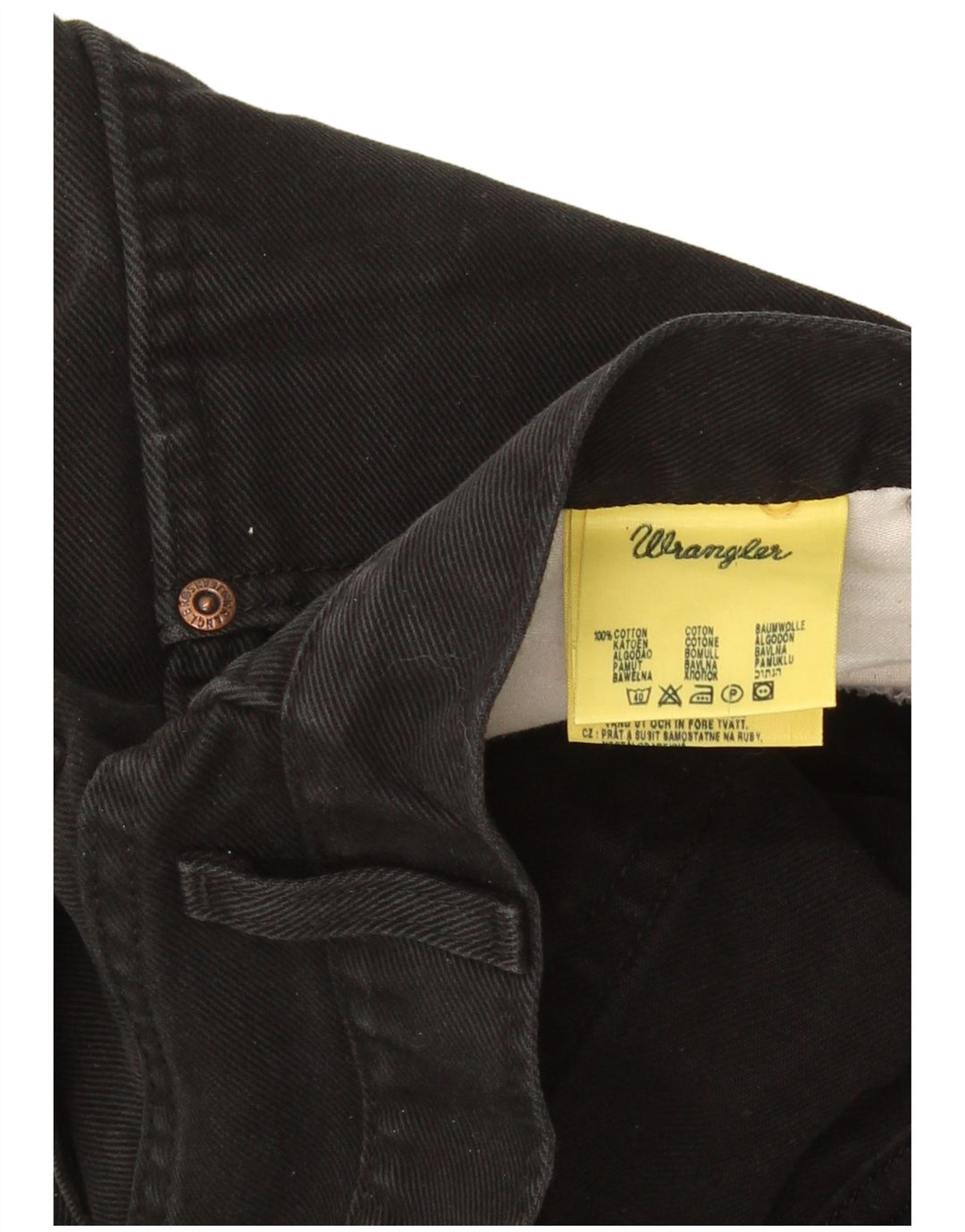 Wrangler Jean Droit Texas Homme W36 L32 Noir Coton
