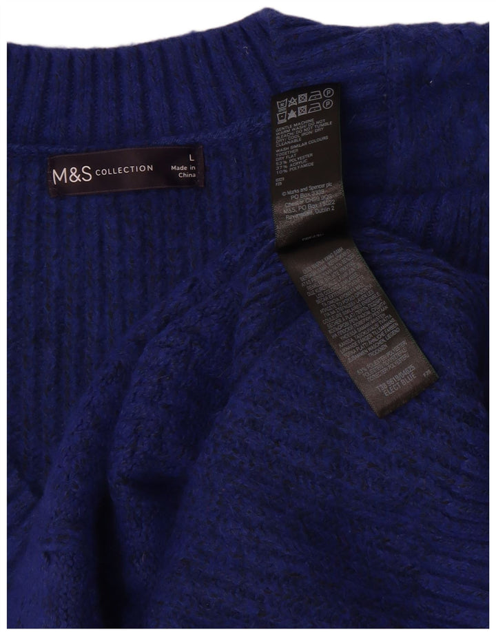 Marks & Spencer Débardeur pour femme UK 16 Large Bleu Polyester