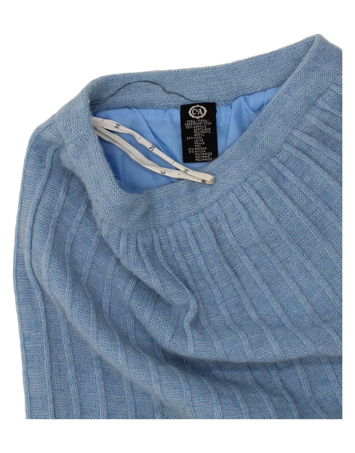 C&A Womens A-Line Skirt EU 36 Small W30 Blue Acrylic Vintage C&A and Second-Hand C&A from Messina Hembry 