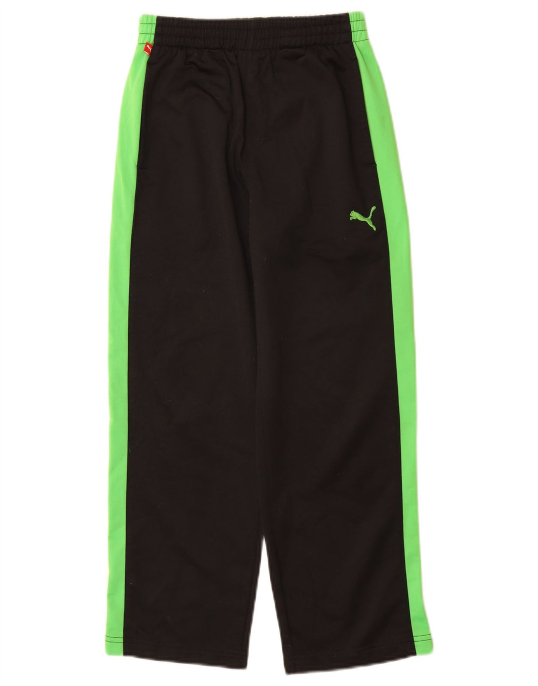 Puma Pantalon de survêtement garçon 7-8 ans petit Noir Colourblock Polyester