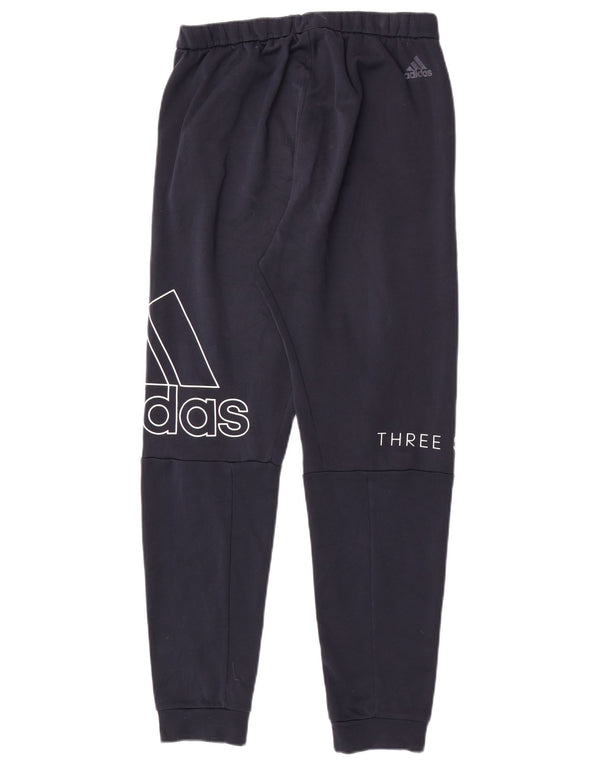 Adidas Pantalon de survêtement à trois bandes pour garçon 13-14 ans Bleu marine