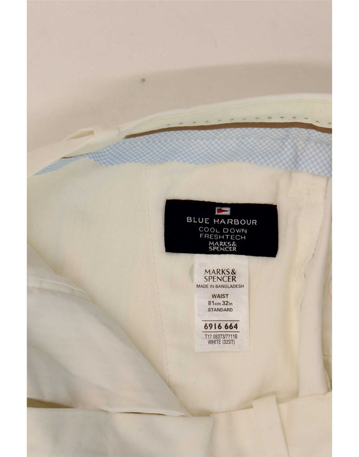 Marks & Spencer Short chino Blue Harbour W32 pour femme en coton blanc