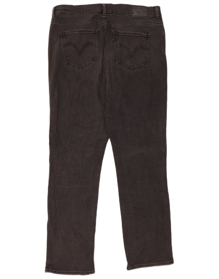 Levi's Jean droit classique coupe classique pour femme US 10 Large W30 L30 Noir