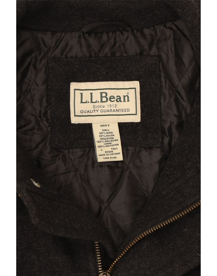L.L.Bean Manteau haut pour homme UK 40 Grande laine grise