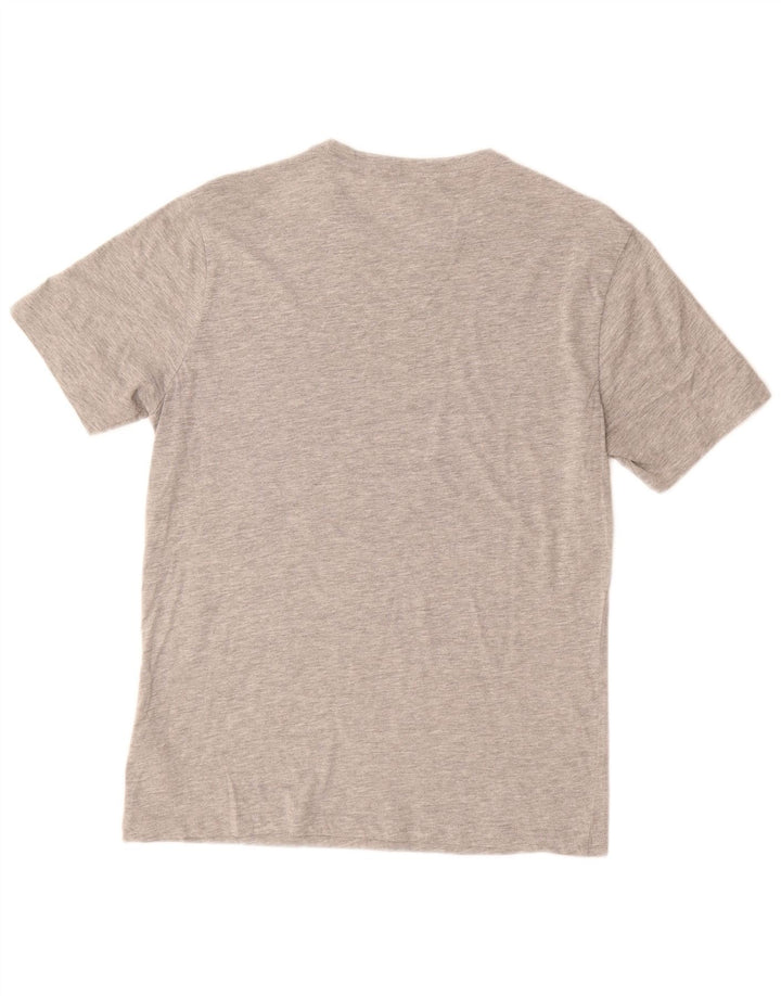 REISS T-Shirt Femme UK 14 Gris Moyen Coton
