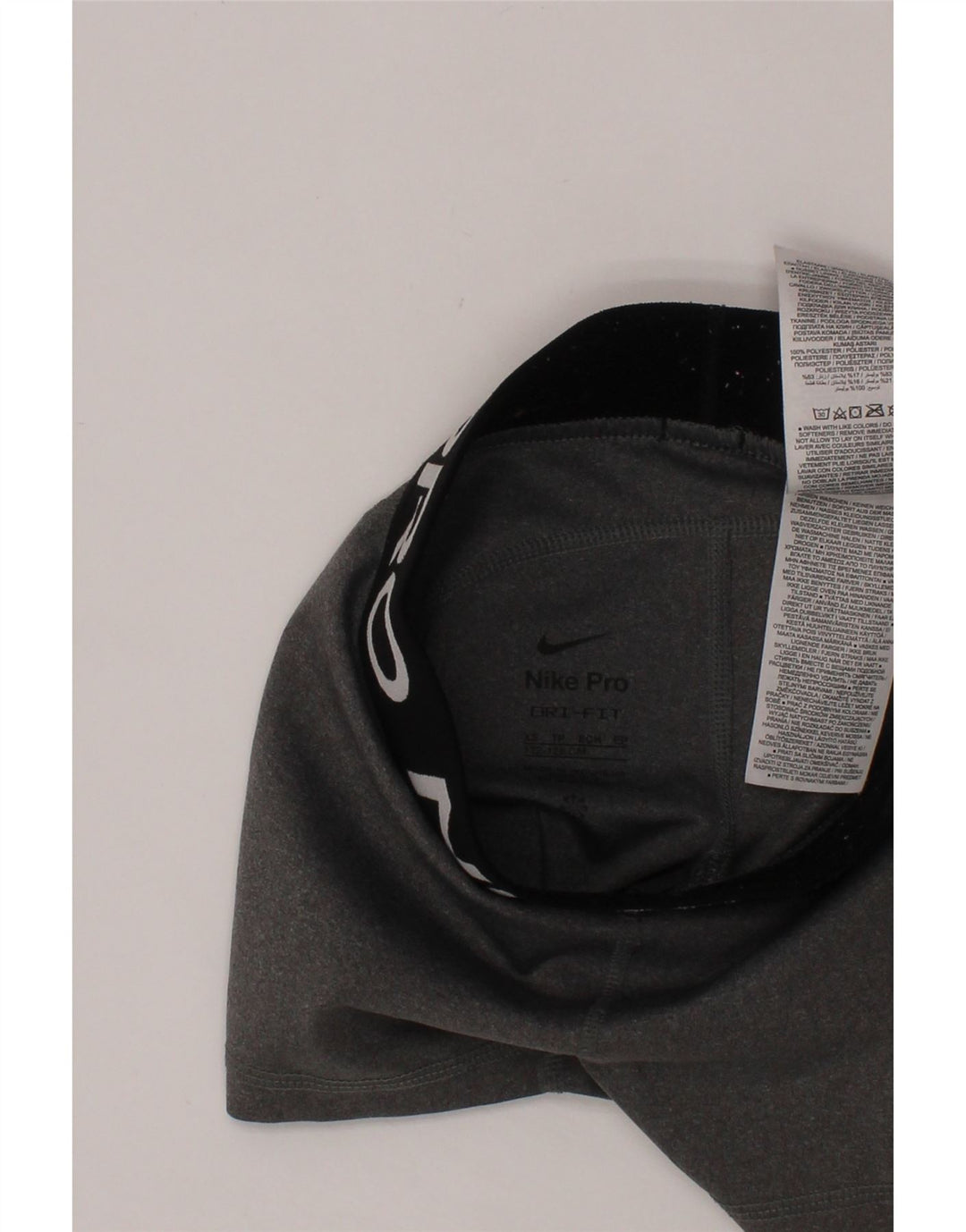 NIKE Short de sport Dri Fit Graphic pour fille 6-7 ans XS Gris Polyester