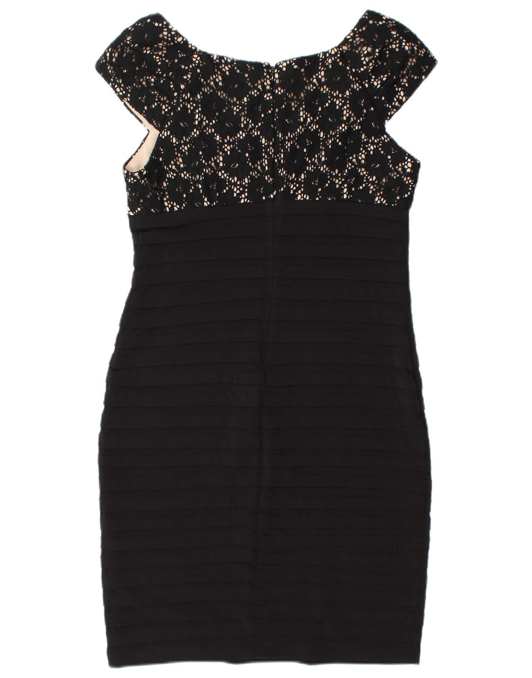 WALLIS Robe moulante sans manches pour femme UK 12 Polyester noir moyen