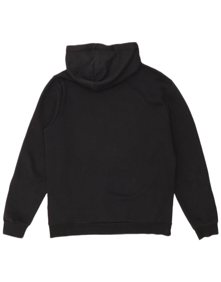 Puma Pull à capuche pour homme en coton noir moyen