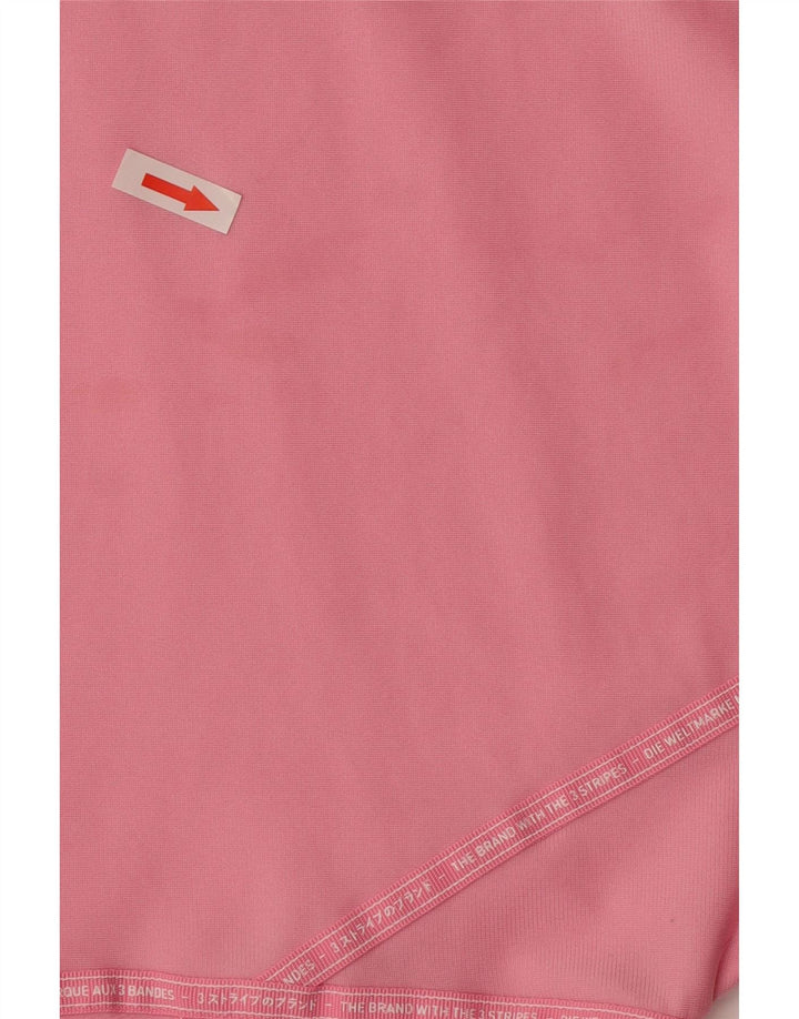 Adidas Veste de Survêtement Graphique Fille 11-12 Ans Rose Polyester