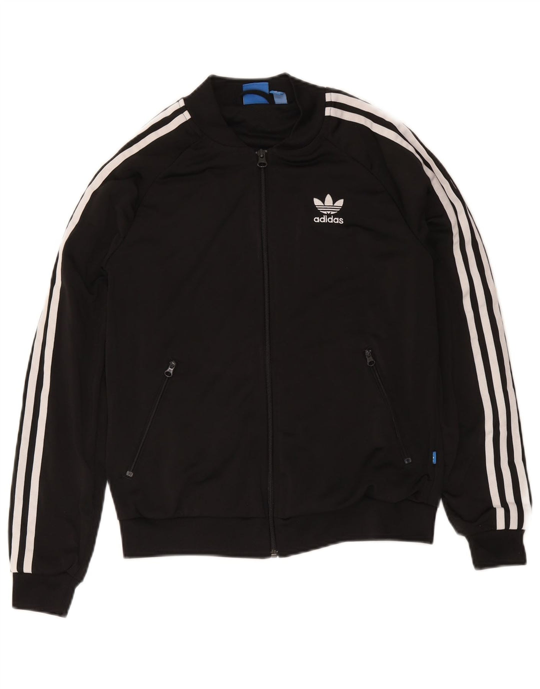 Adidas Veste de survêtement graphique pour femme UK 12 Noir moyen