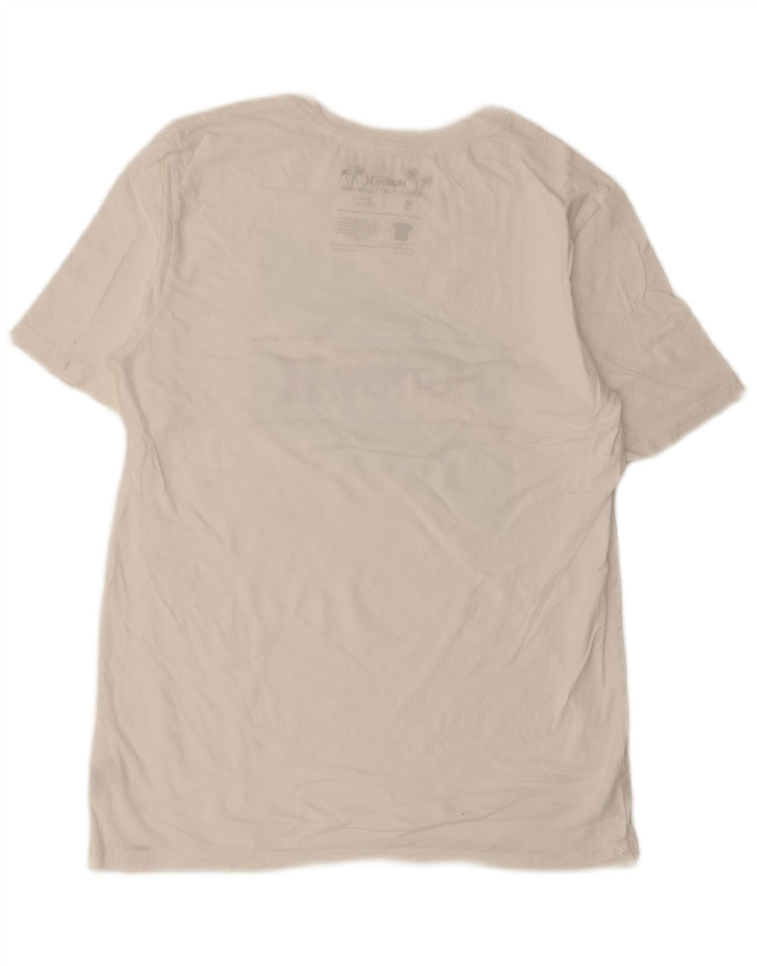 Hurley T-Shirt Graphique Homme Petit Blanc Coton