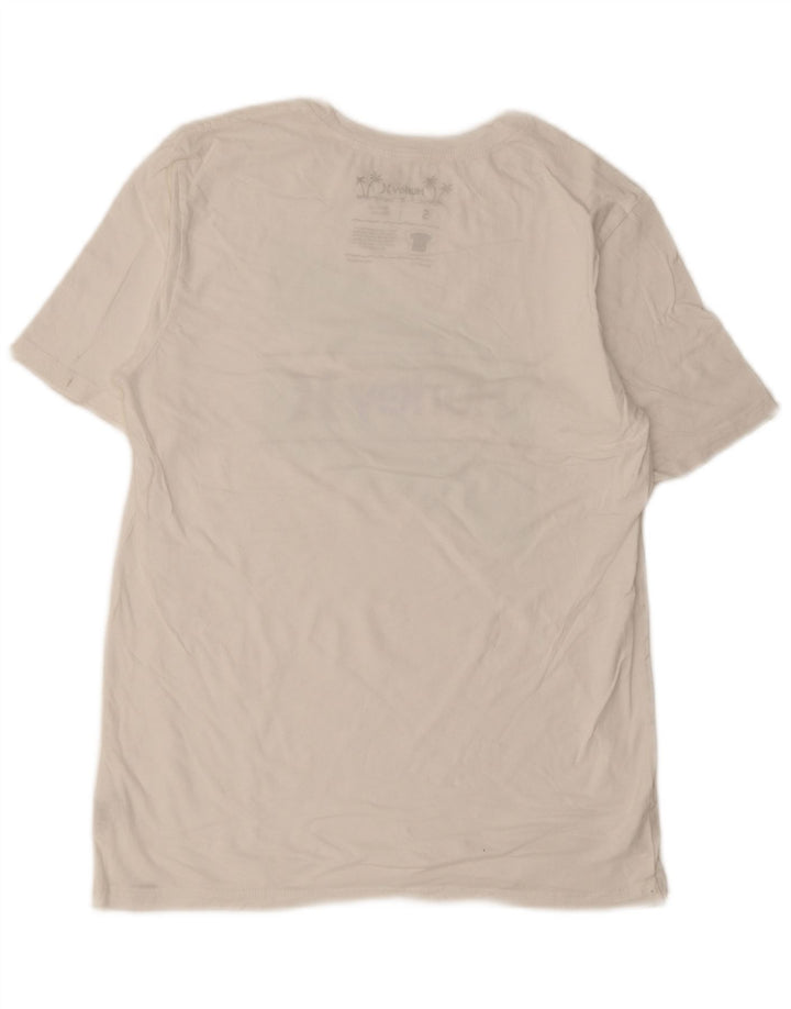 Hurley T-Shirt Graphique Homme Petit Blanc Coton
