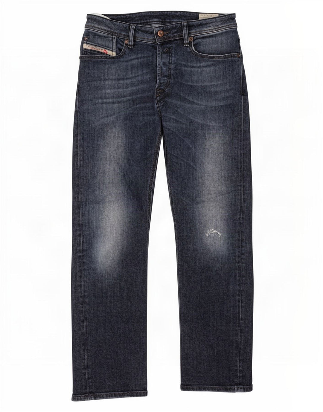 Diesel Jean Waykee Regular Droit Femme W28 L30 Bleu Coton