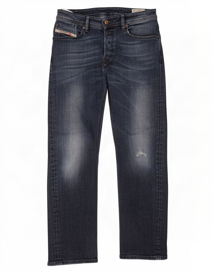 Diesel Jean Waykee Regular Droit Femme W28 L30 Bleu Coton