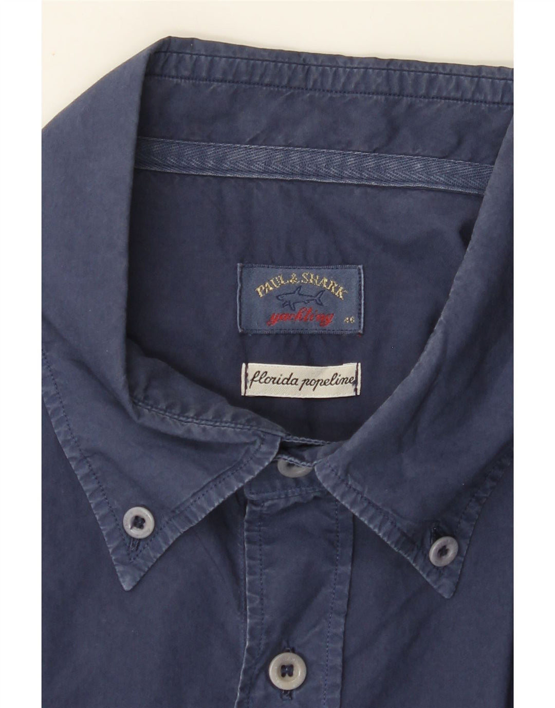 PAUL & SHARK Chemise Homme Taille 46 2XL Bleu Marine