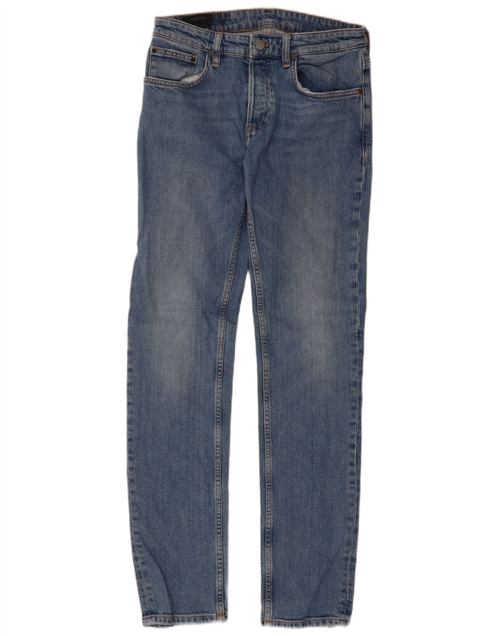 Calvin Klein Jean Slim W30 L32 Homme Bleu Coton