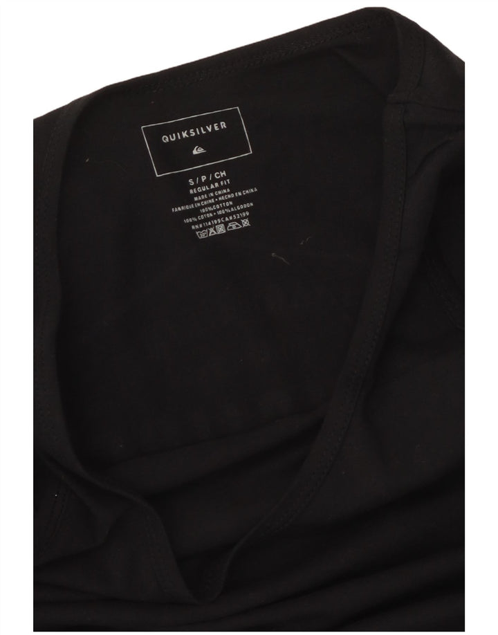 Quiksilver Débardeur Graphique Homme Petit Noir Coton