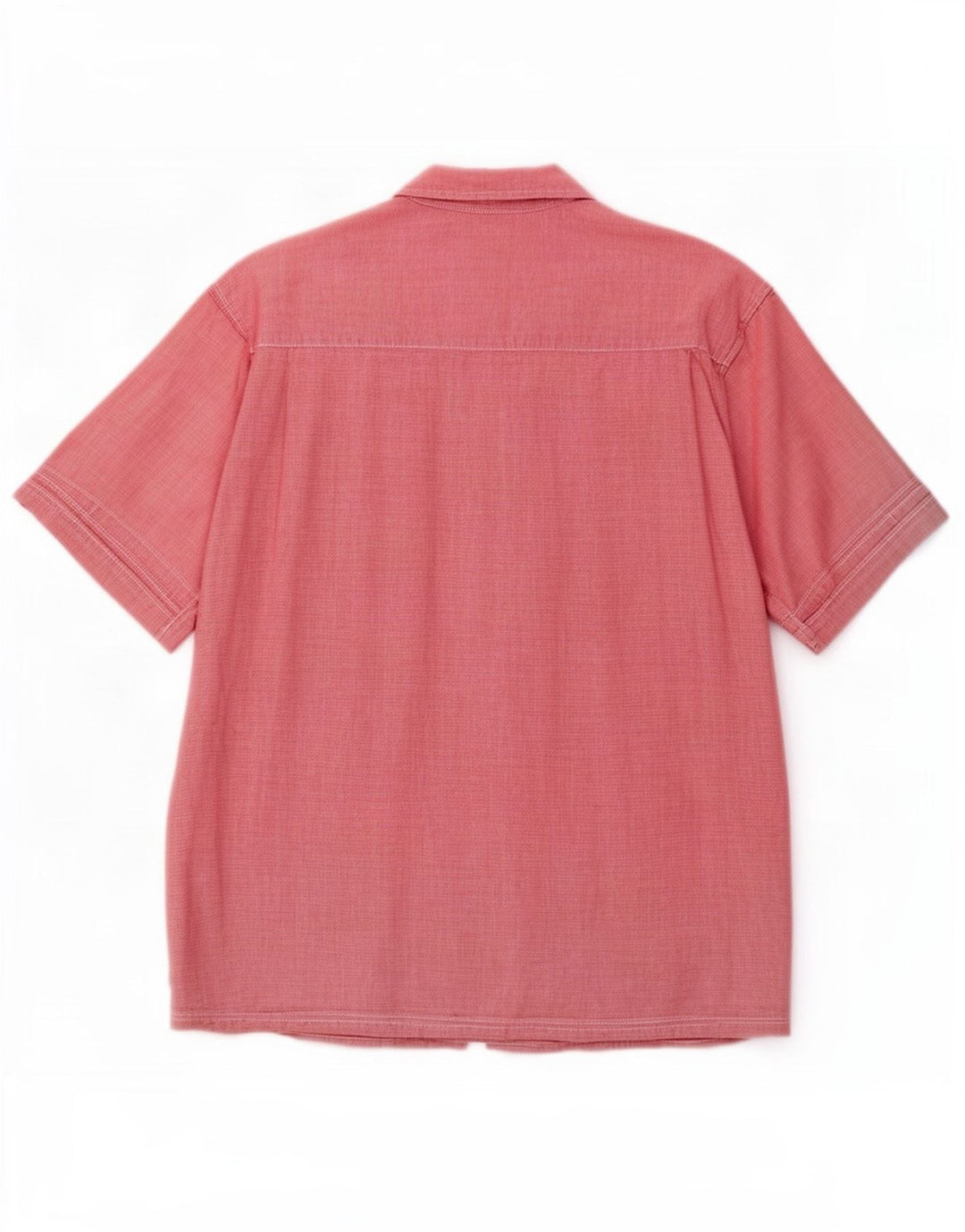 Wrangler Chemise à manches courtes pour homme XL en coton pied-de-poule rouge