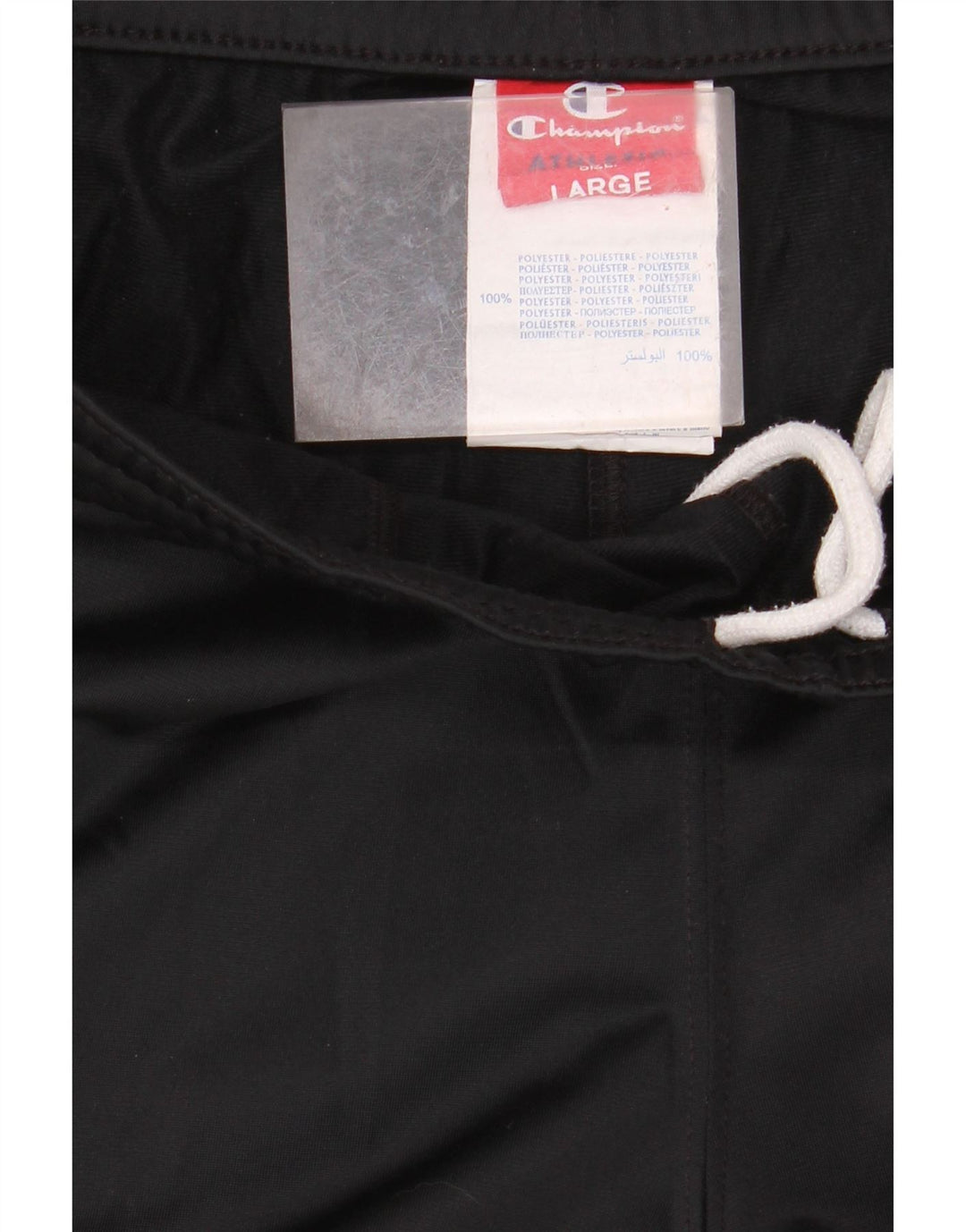 CHAMPION Pantalon de Survêtement Homme Large Noir Polyester