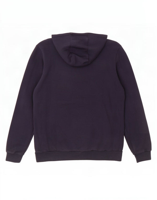 Adidas Pull à capuche graphique pour homme UK 44/46 Grand bleu marine en coton